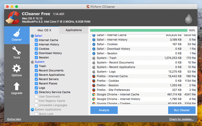 best free mac cleaner 2017 10.7.5